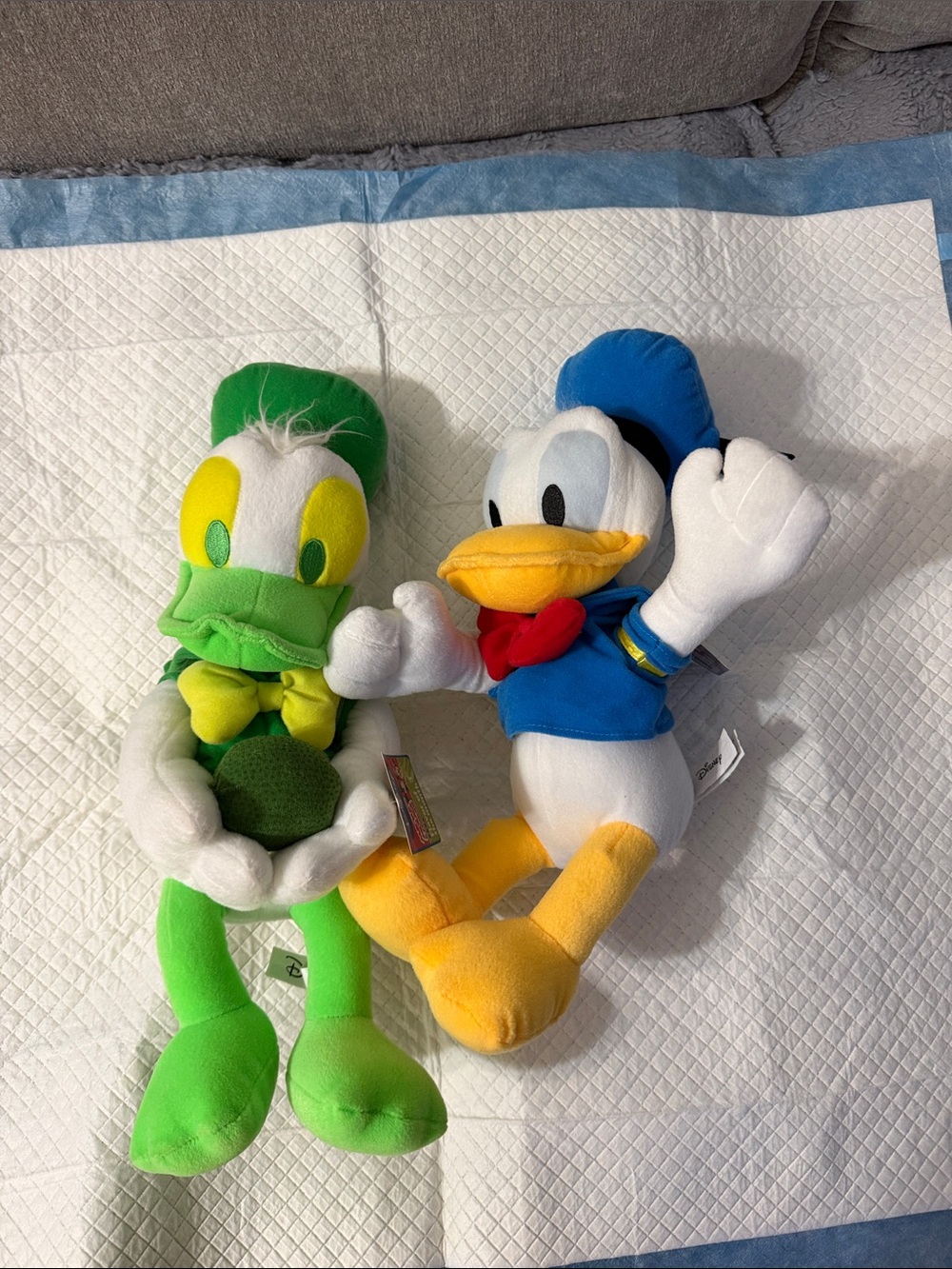 Donald Duck Plush Toy - Blue and Yellow Kids Toy